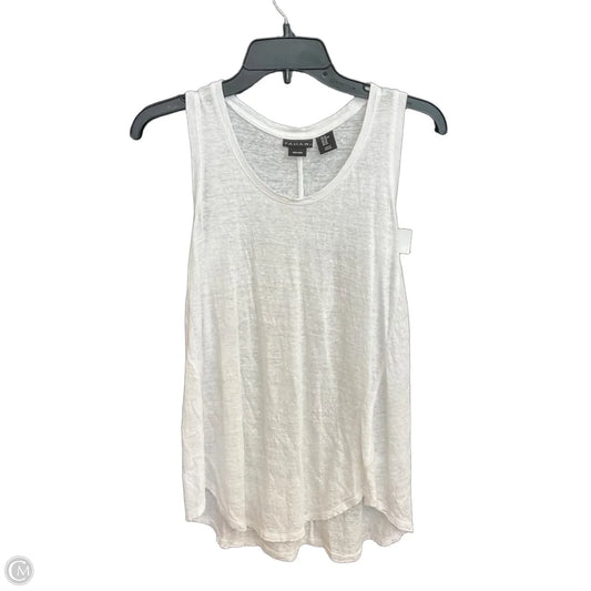 Top Sleeveless By Tahari In White, Size: Xs