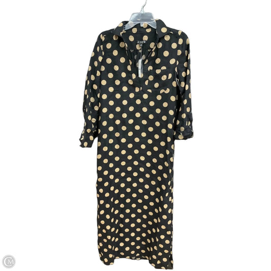 Dress Casual Midi By J. Crew In Black, Size: Xxs