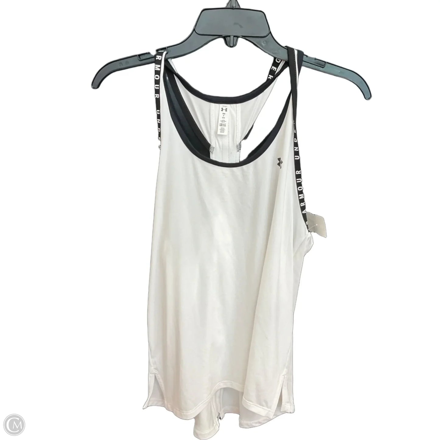 Athletic Tank Top By Under Armour In White, Size: S