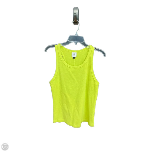 Top Sleeveless Basic By Cabi In Yellow, Size: L