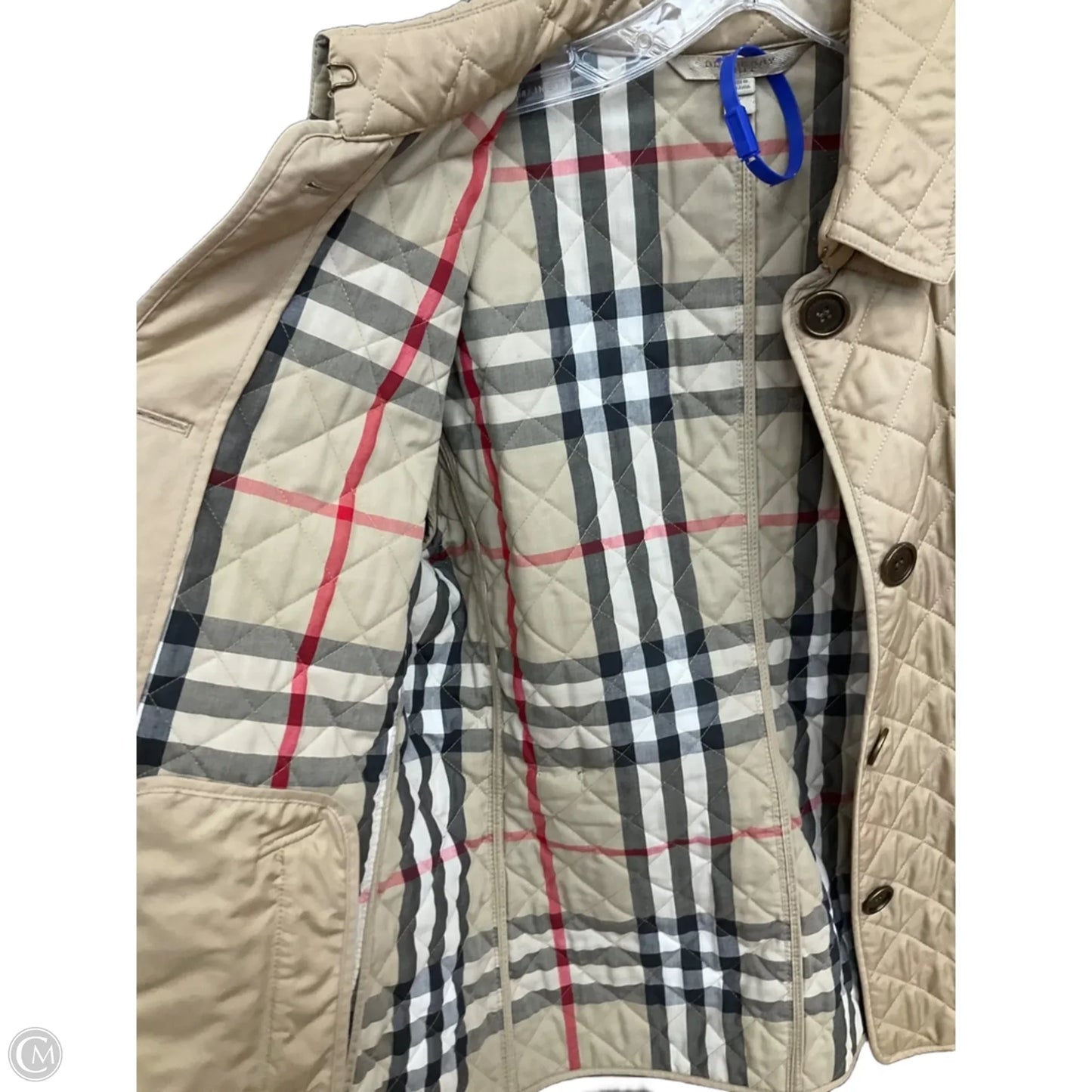 Jacket Luxury Designer By Burberry In Tan, Size: L