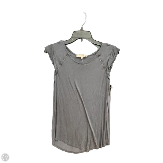 Top Sleeveless By Loft In Grey, Size: S