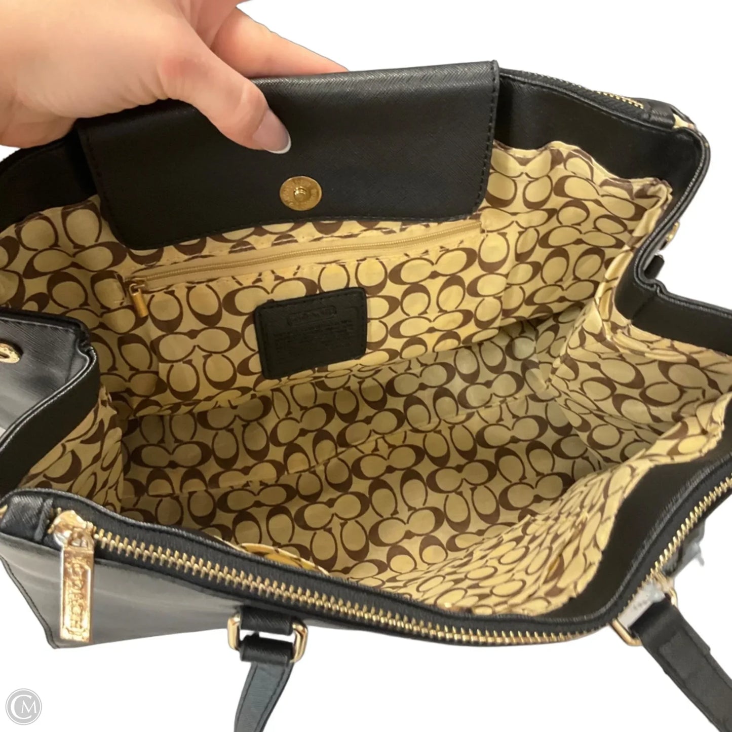 Handbag Designer By Coach, Size: Medium