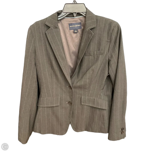 Blazer By Banana Republic In Grey, Size: M