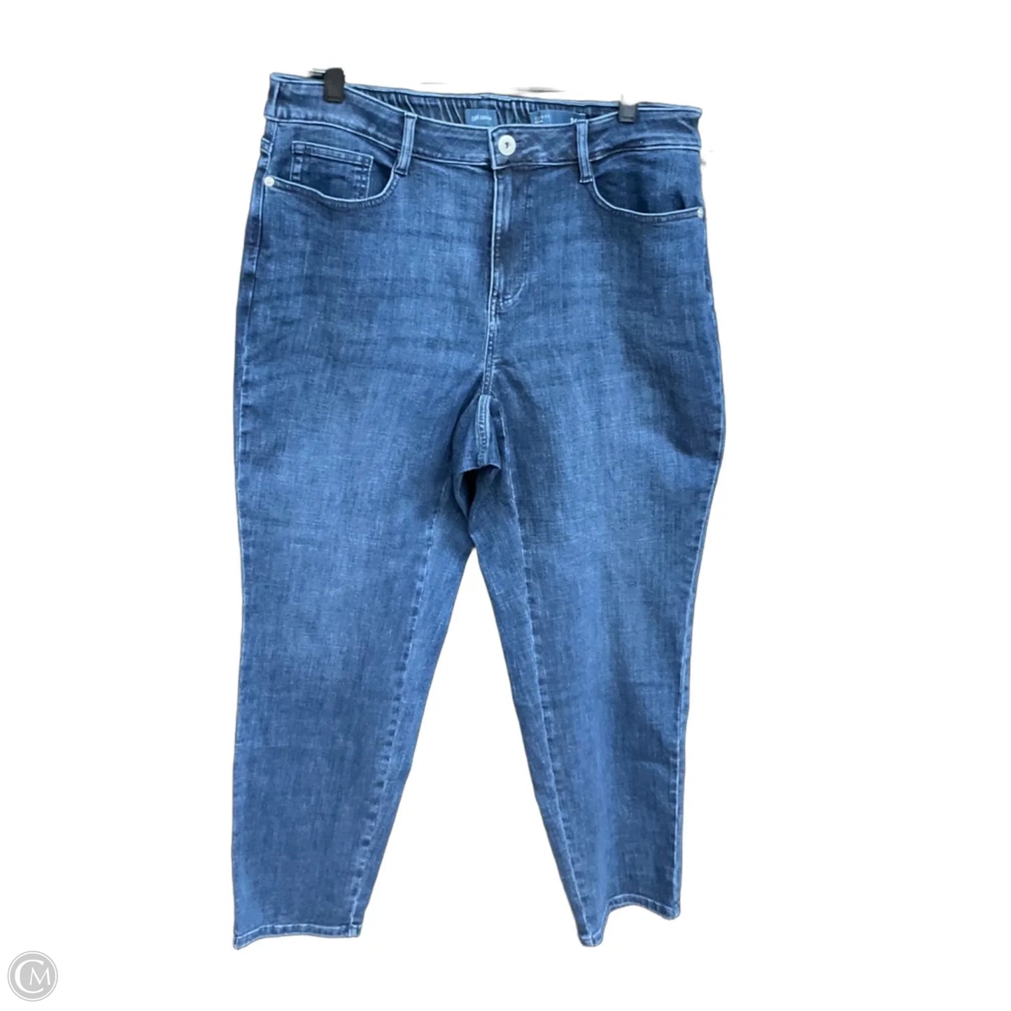 Jeans Straight By J. Jill In Blue Denim, Size: 16