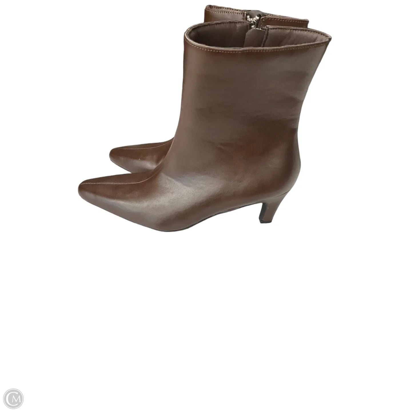 Boots Knee Heels By French Connection In Brown, Size: 8
