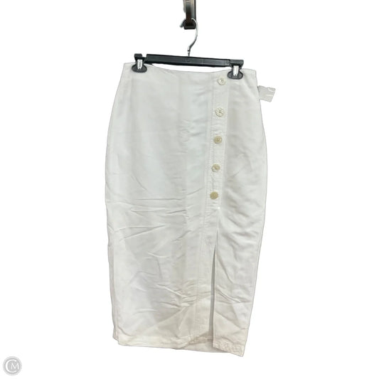 Skirt Maxi By Loft In White, Size: 4