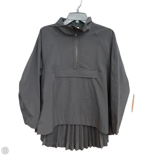 Athletic Top Long Sleeve Collar By Athleta In Black, Size: S