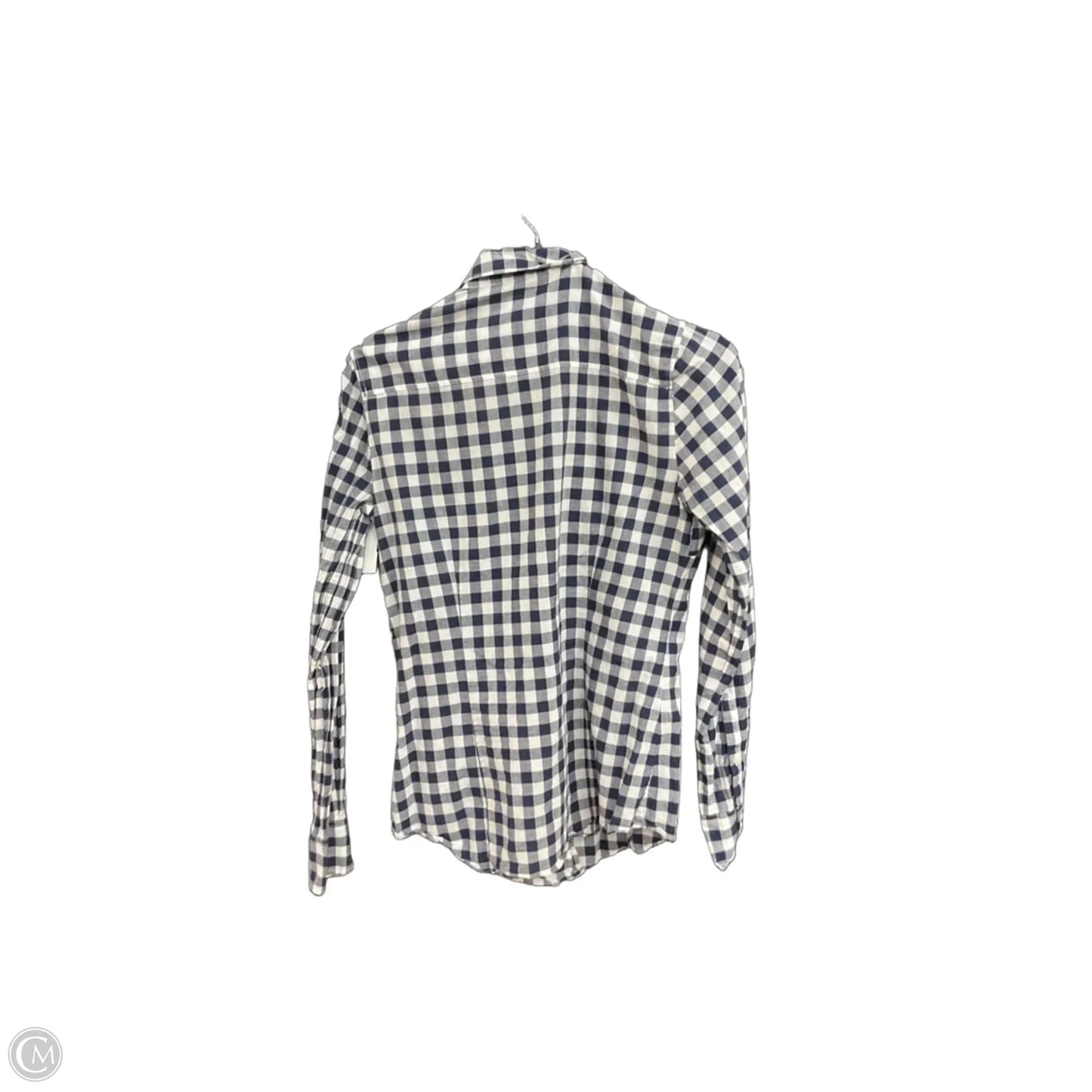 Blouse Long Sleeve By J. Crew In Blue, Size: S