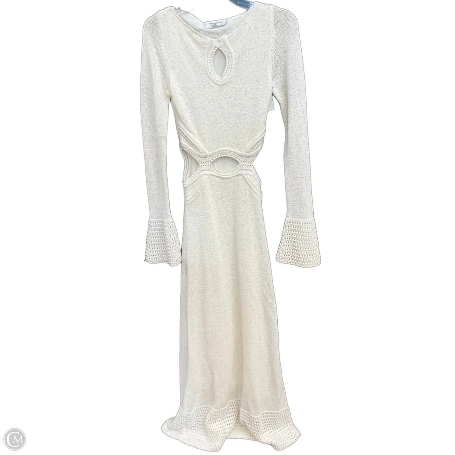 Dress Casual Maxi By Significant Other In White, Size: 4