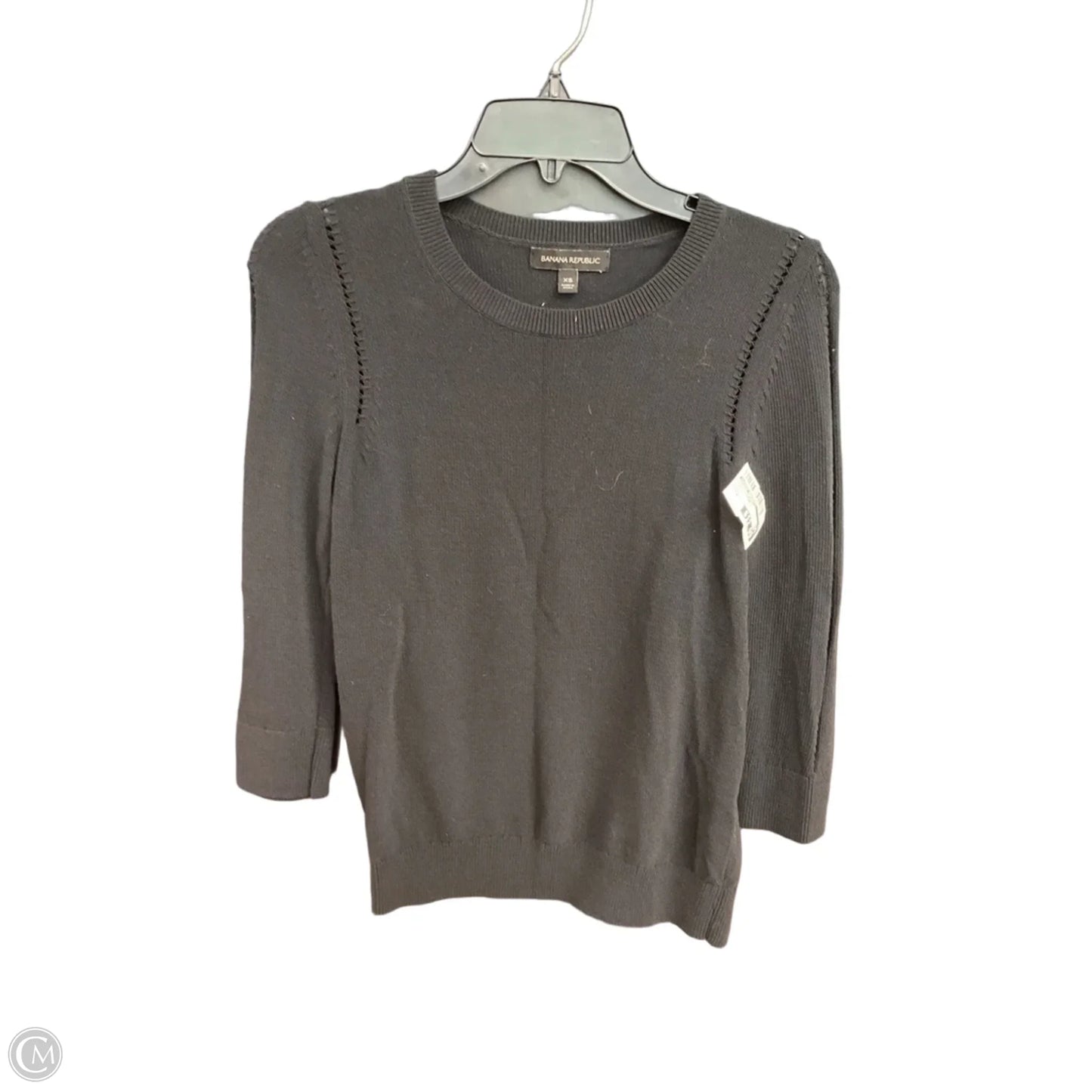 Top Long Sleeve Basic By Banana Republic In Black, Size: 0