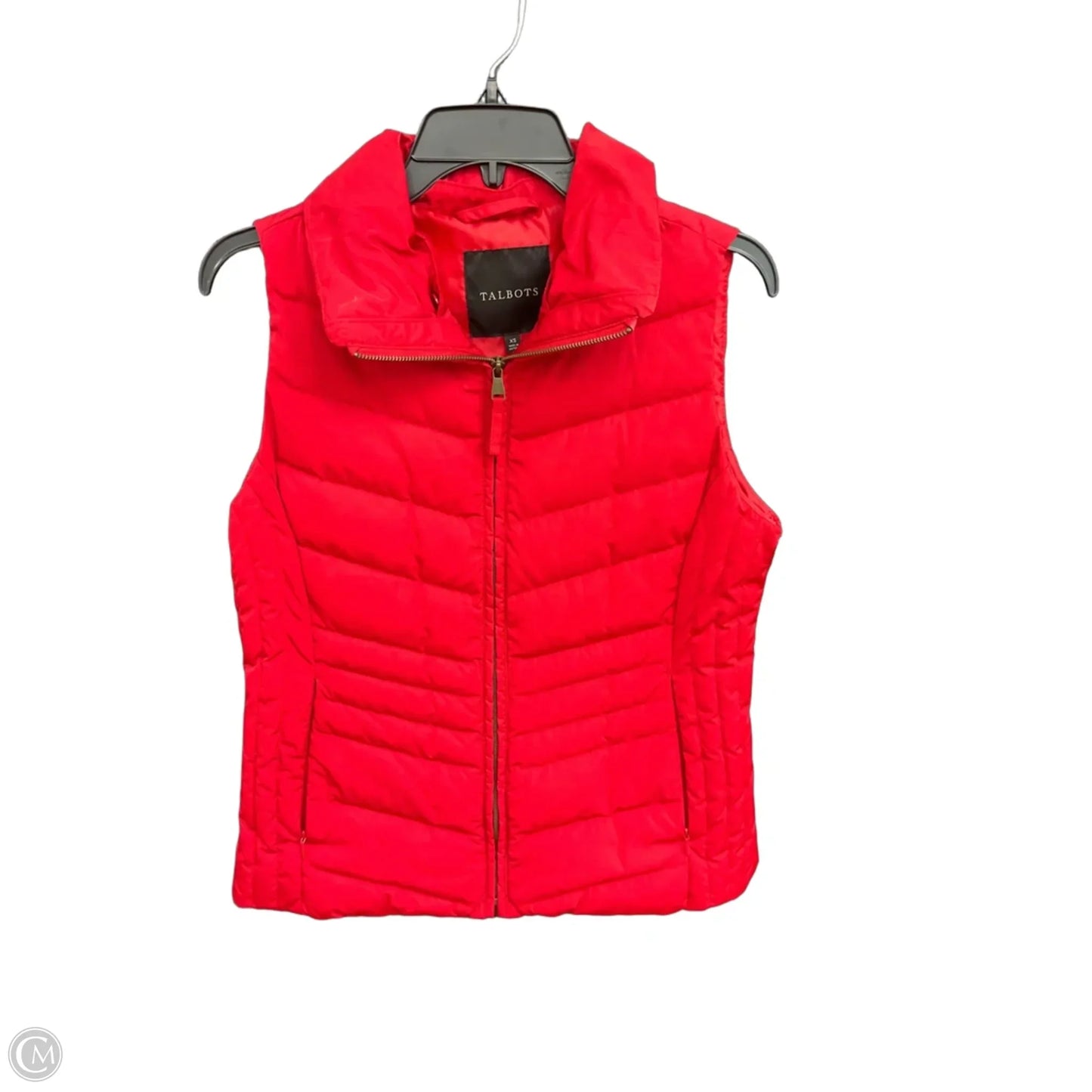 Vest Puffer & Quilted By Talbots In Red, Size: Xs