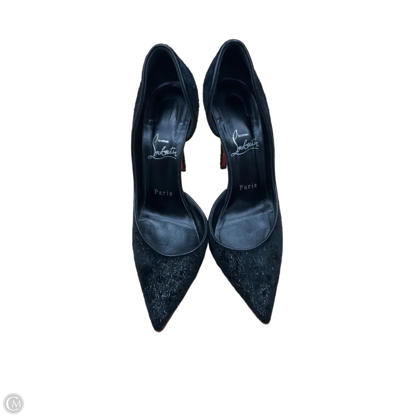 Shoes Luxury Designer By Christian Louboutin In Black, Size: 8