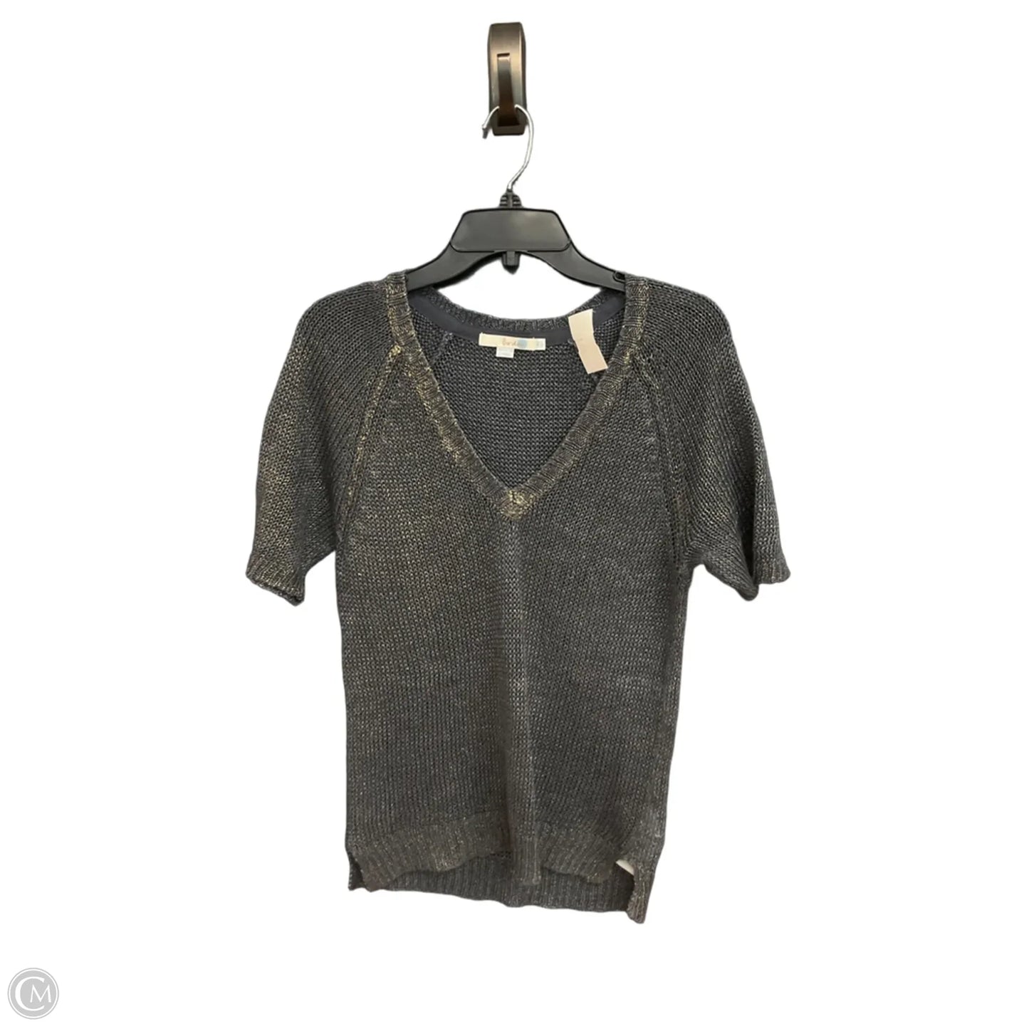 Top Short Sleeve By Boden In Grey, Size: M