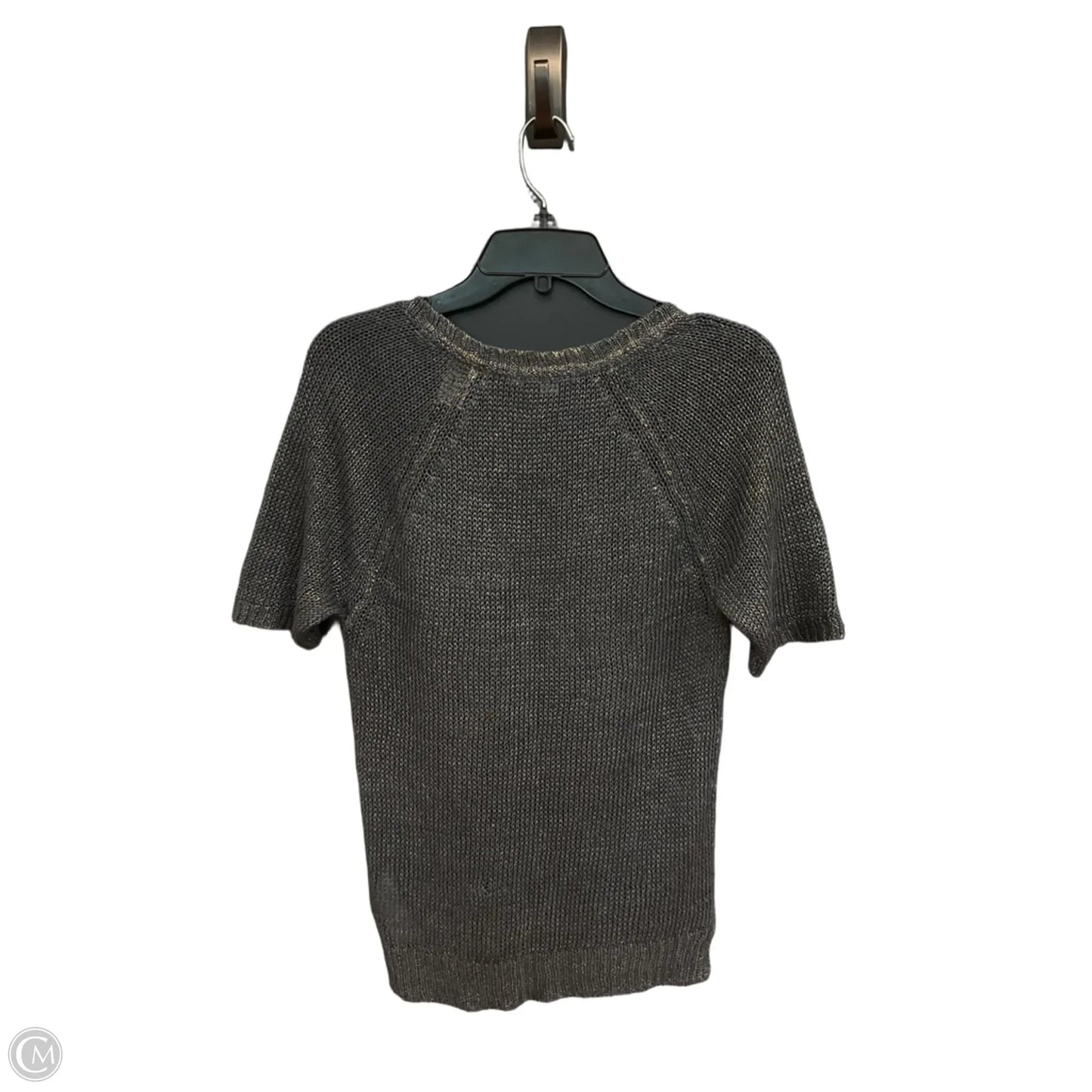 Top Short Sleeve By Boden In Grey, Size: M