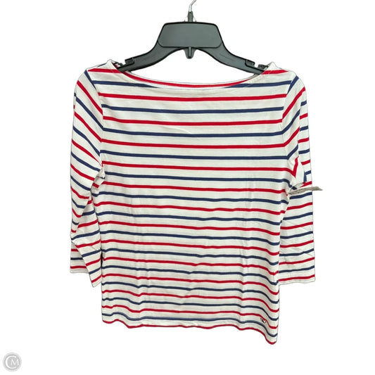 Top 3/4 Sleeve By Vineyard Vines In Striped Pattern, Size: Xs