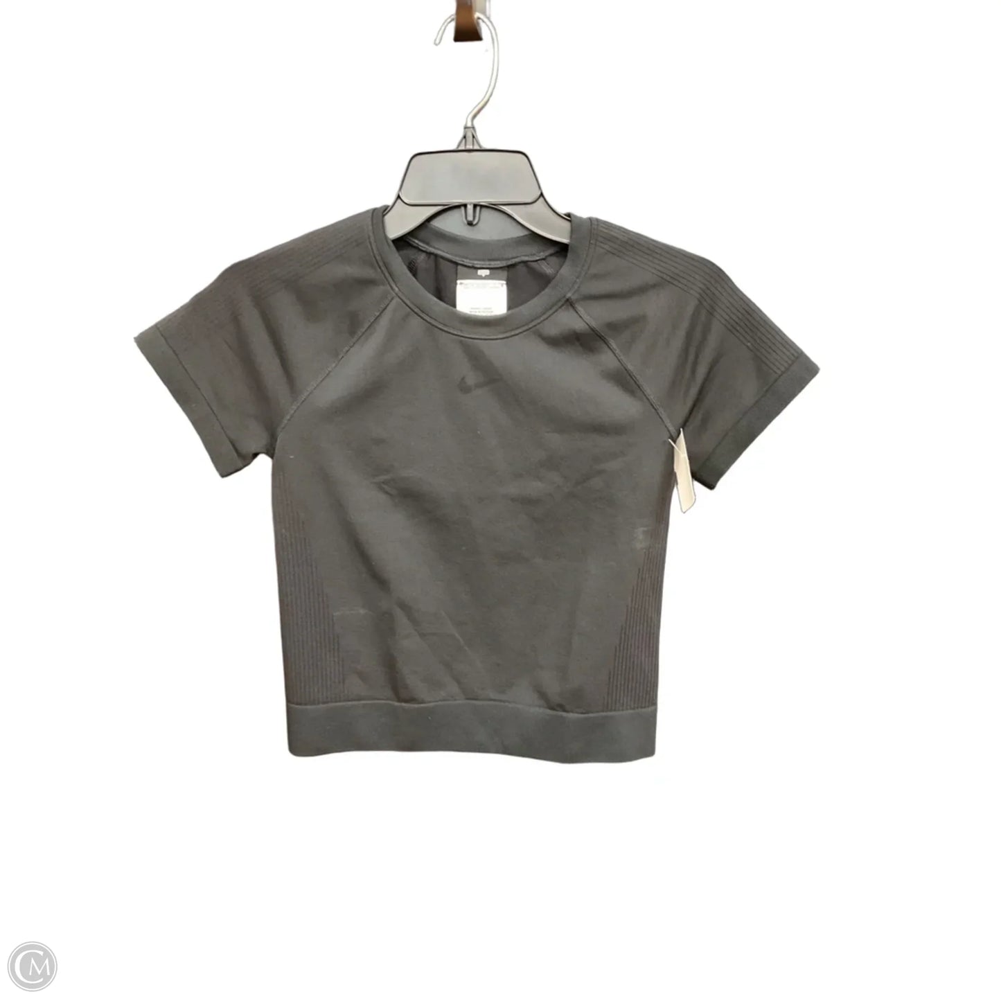 Athletic Top Short Sleeve By Nike Apparel In Black, Size: S