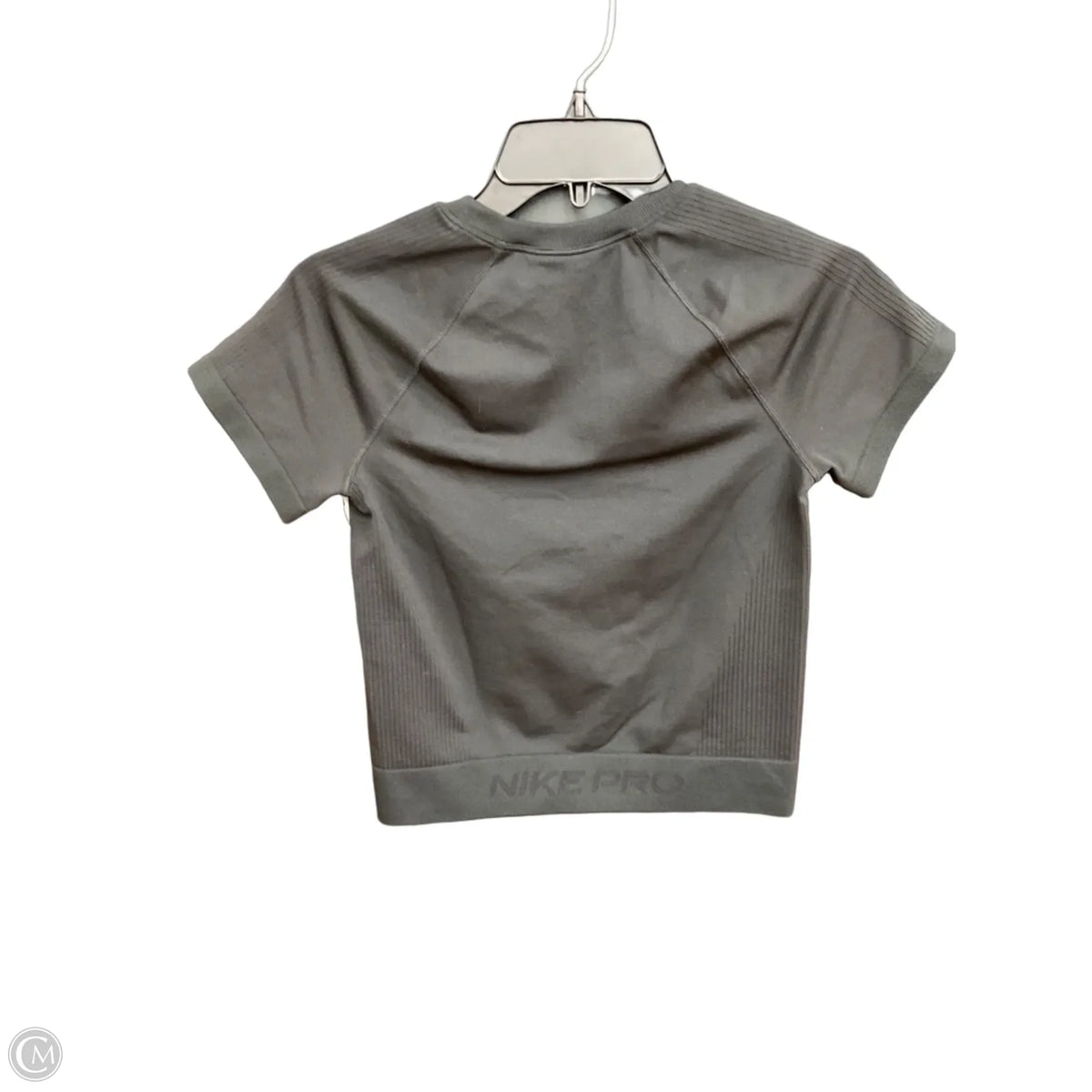 Athletic Top Short Sleeve By Nike Apparel In Black, Size: S