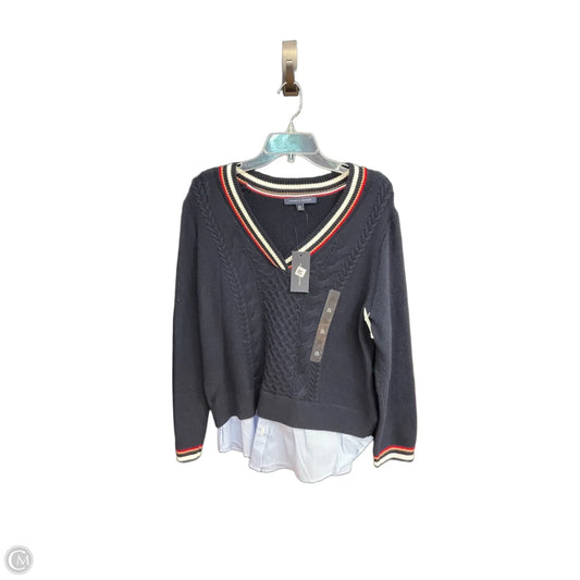 Sweater By Tommy Hilfiger In Navy, Size: Xl