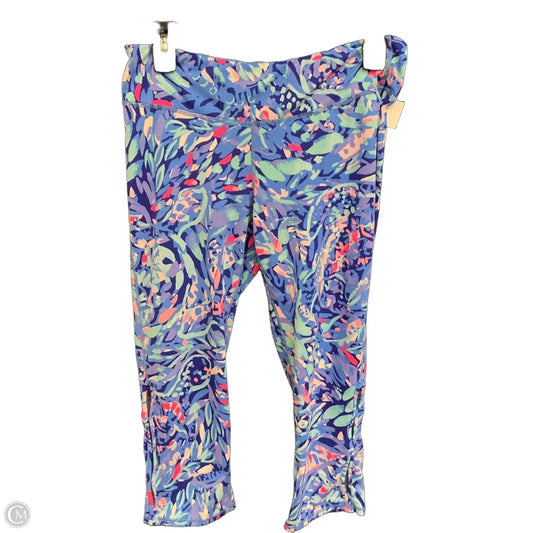 Capris Designer By Lilly Pulitzer In Blue, Size: 12