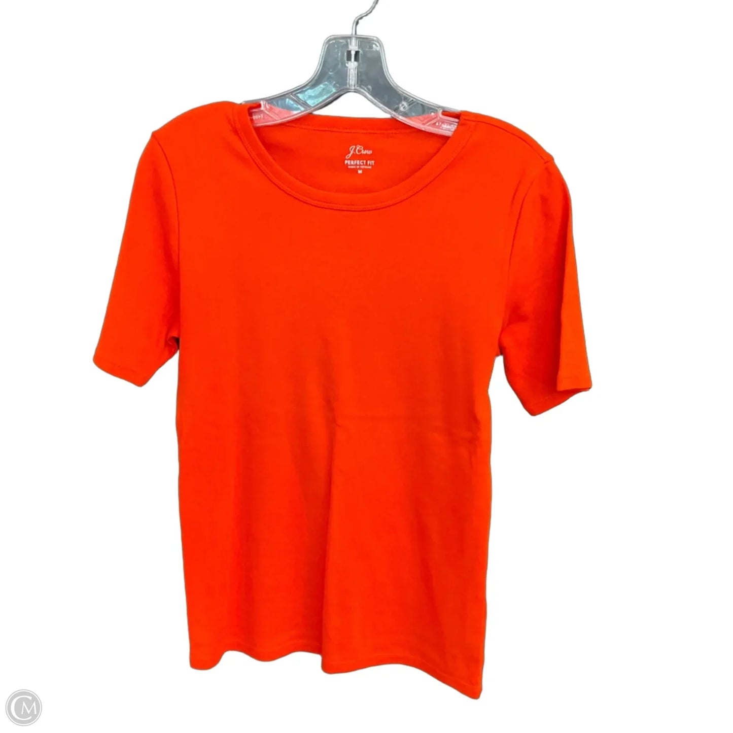 Top Short Sleeve Basic By J. Crew In Orange, Size: M