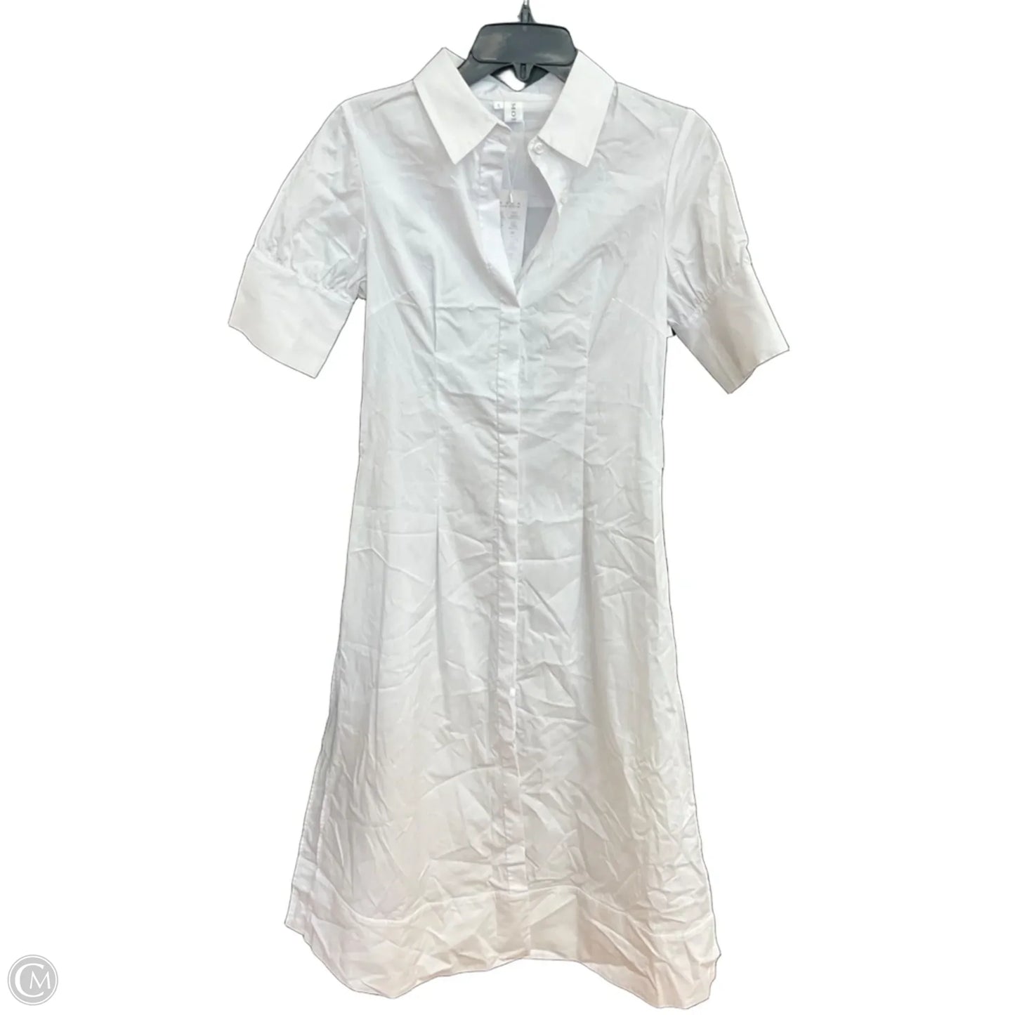 Dress Casual Midi By Clothes Mentor In White, Size: M