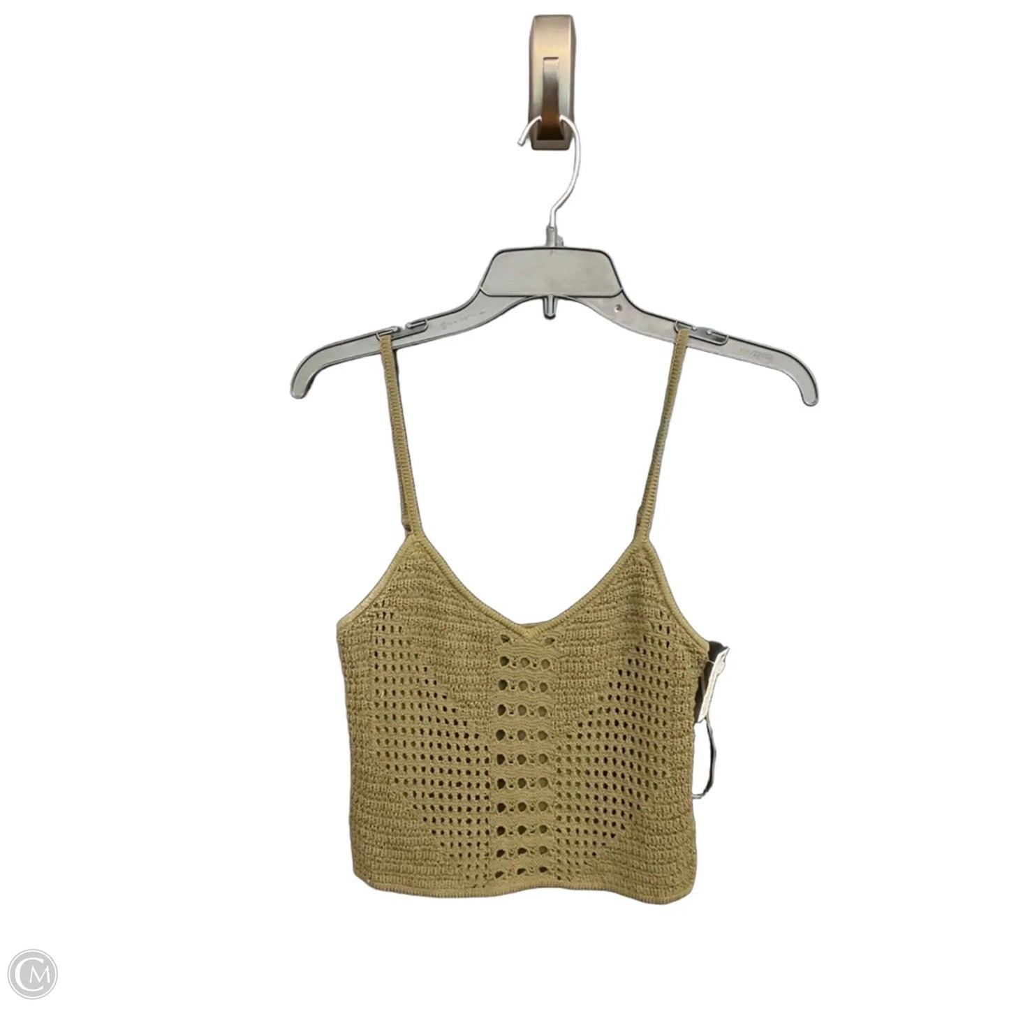 Top Sleeveless By Express In Green, Size: Xxs