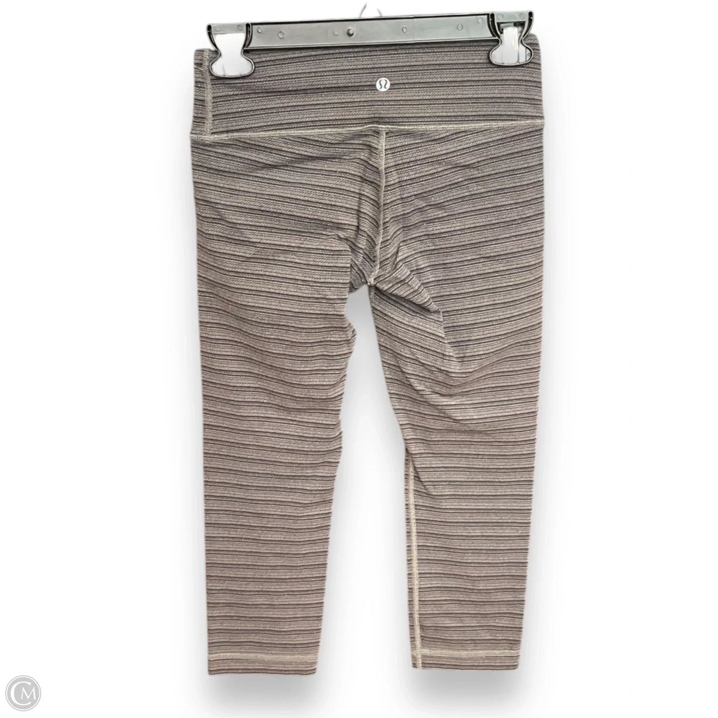 Athletic Leggings Capris By Lululemon In Grey, Size: S