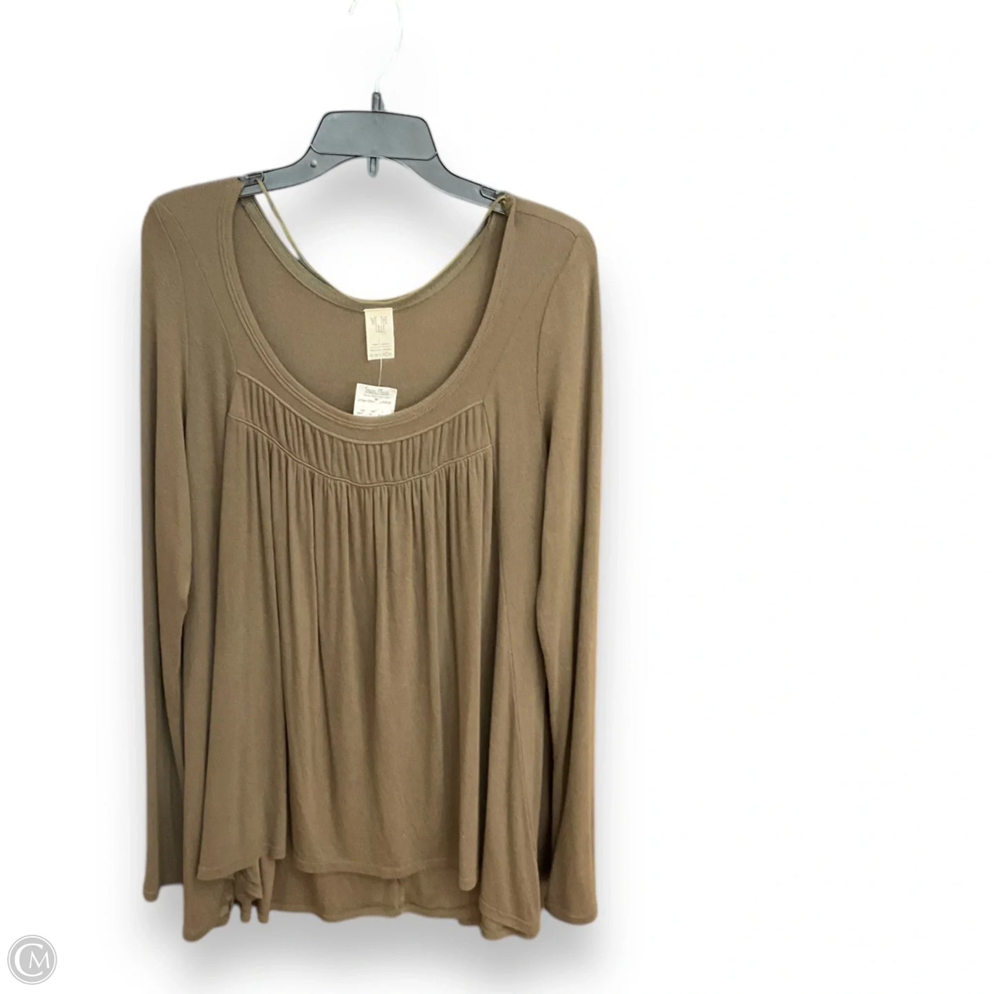 Top Long Sleeve By Free People In Green, Size: L