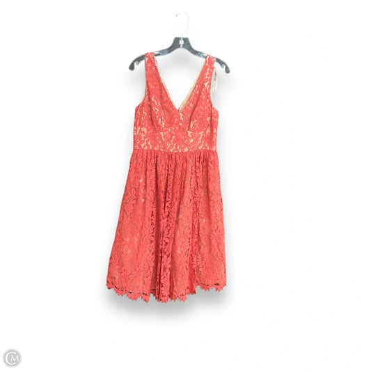Dress Party Midi By Eliza J In Orange, Size: M