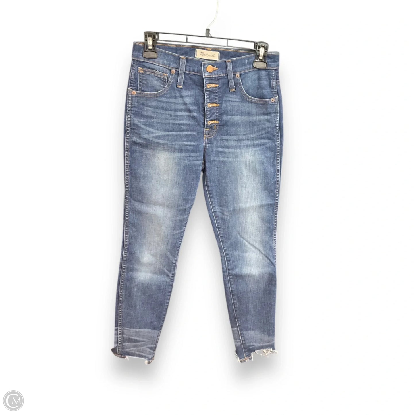 Jeans Skinny By Madewell In Blue Denim, Size: 4