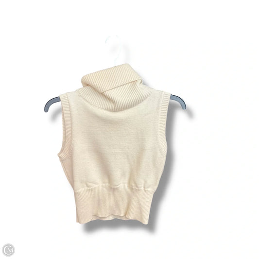 Vest Sweater By Zara In Cream, Size: Xs