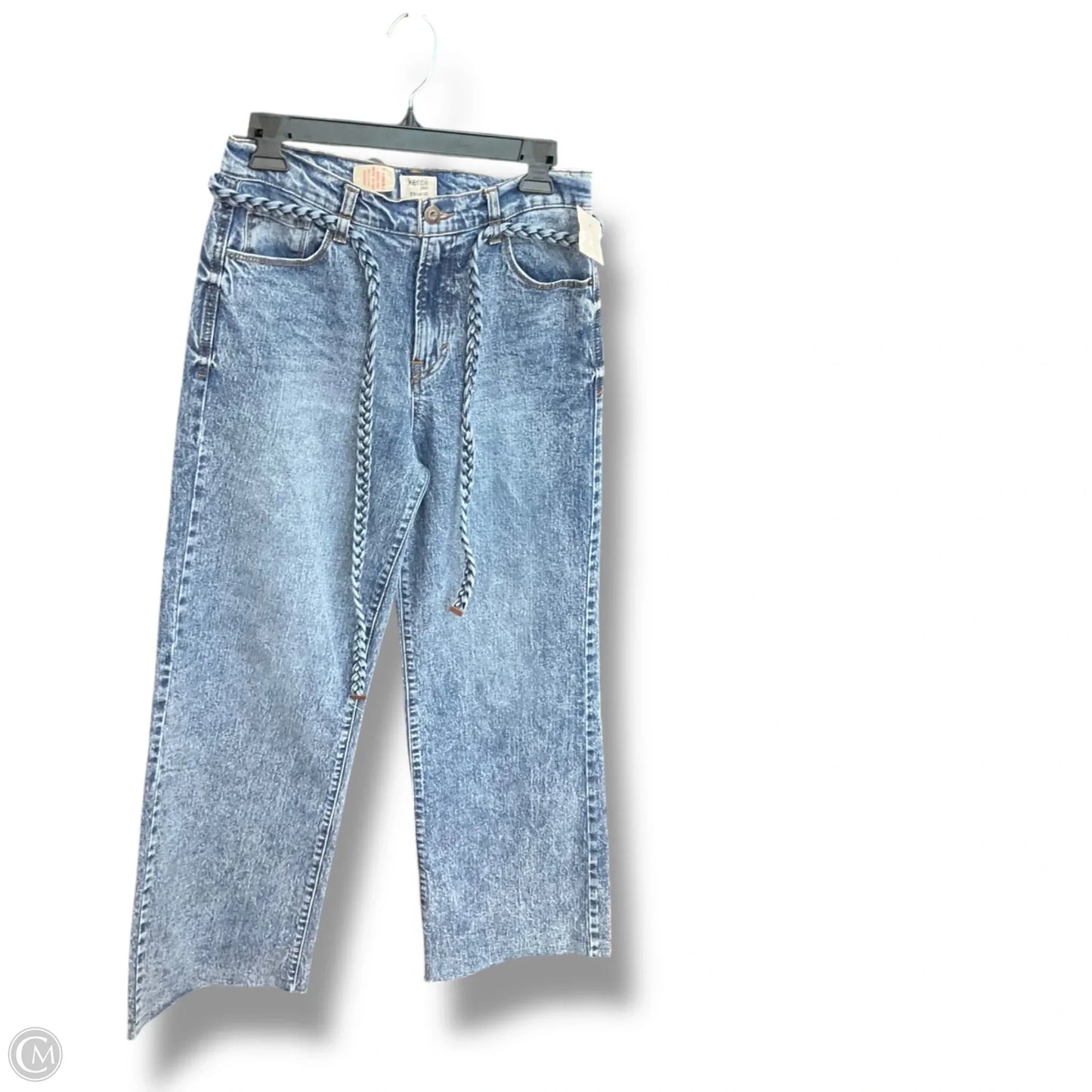Jeans Flared By Kensie In Blue Denim, Size: 4