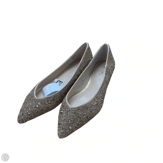 Shoes Flats By Betsey Johnson In Gold, Size: 8.5