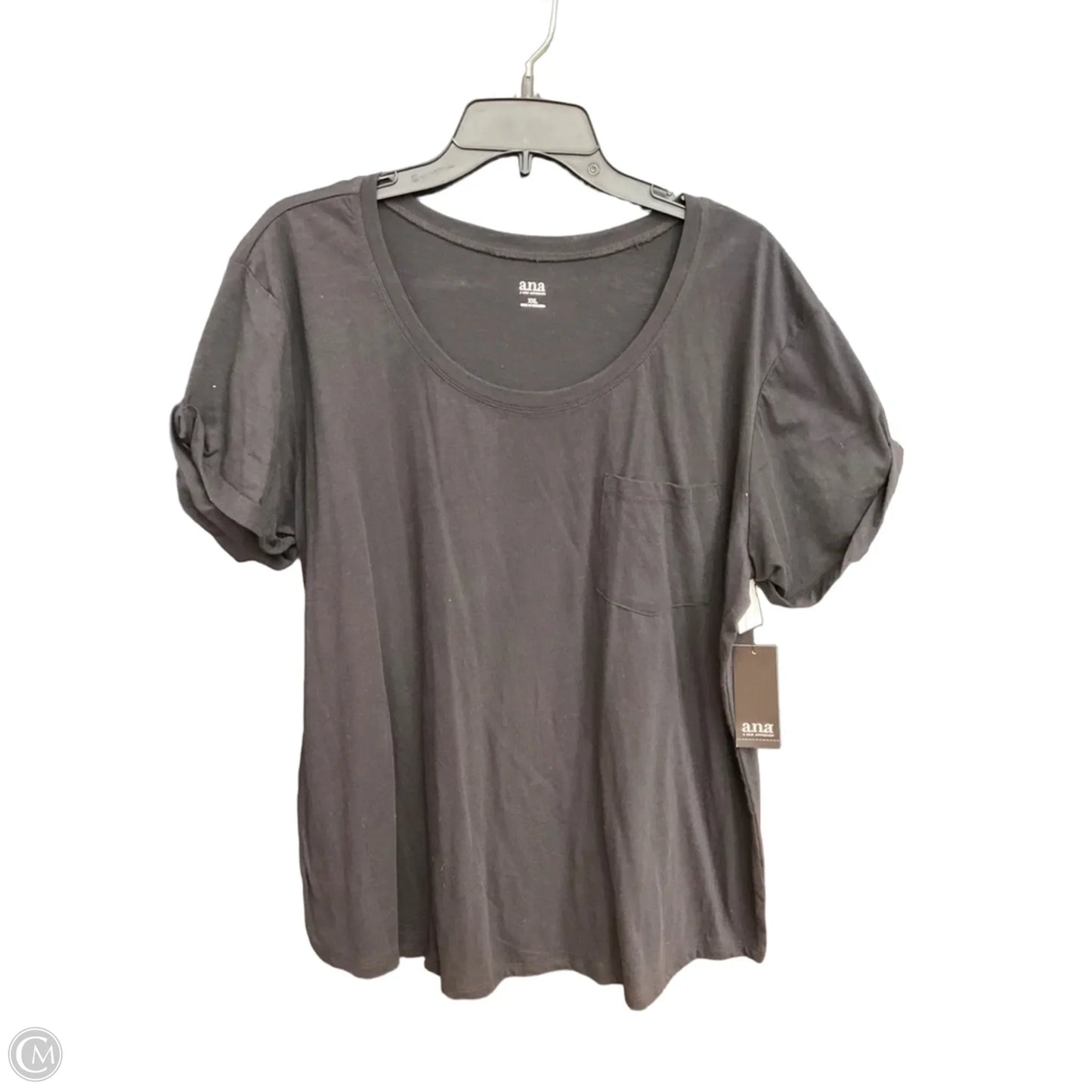 Top Short Sleeve Basic By Ana In Black, Size: 2x