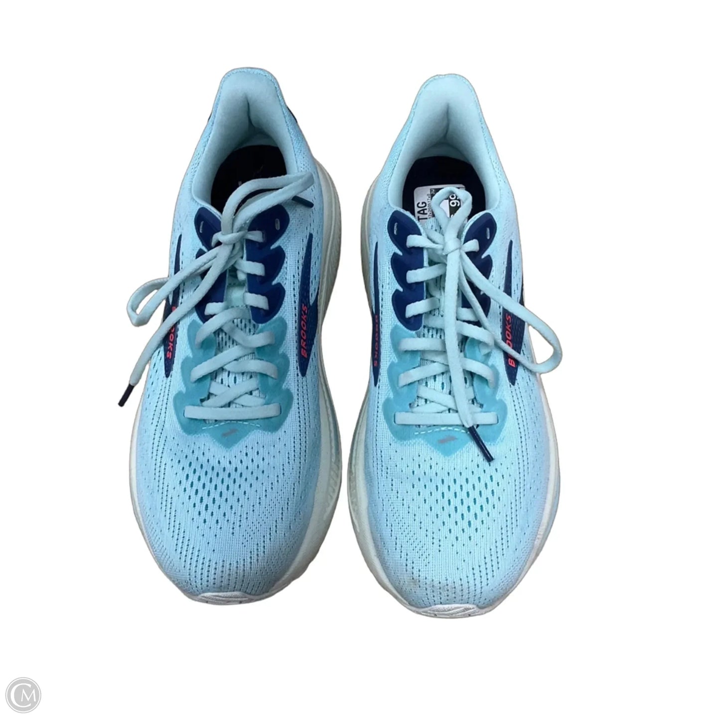 Shoes Athletic By Brooks In Aqua, Size: 9.5