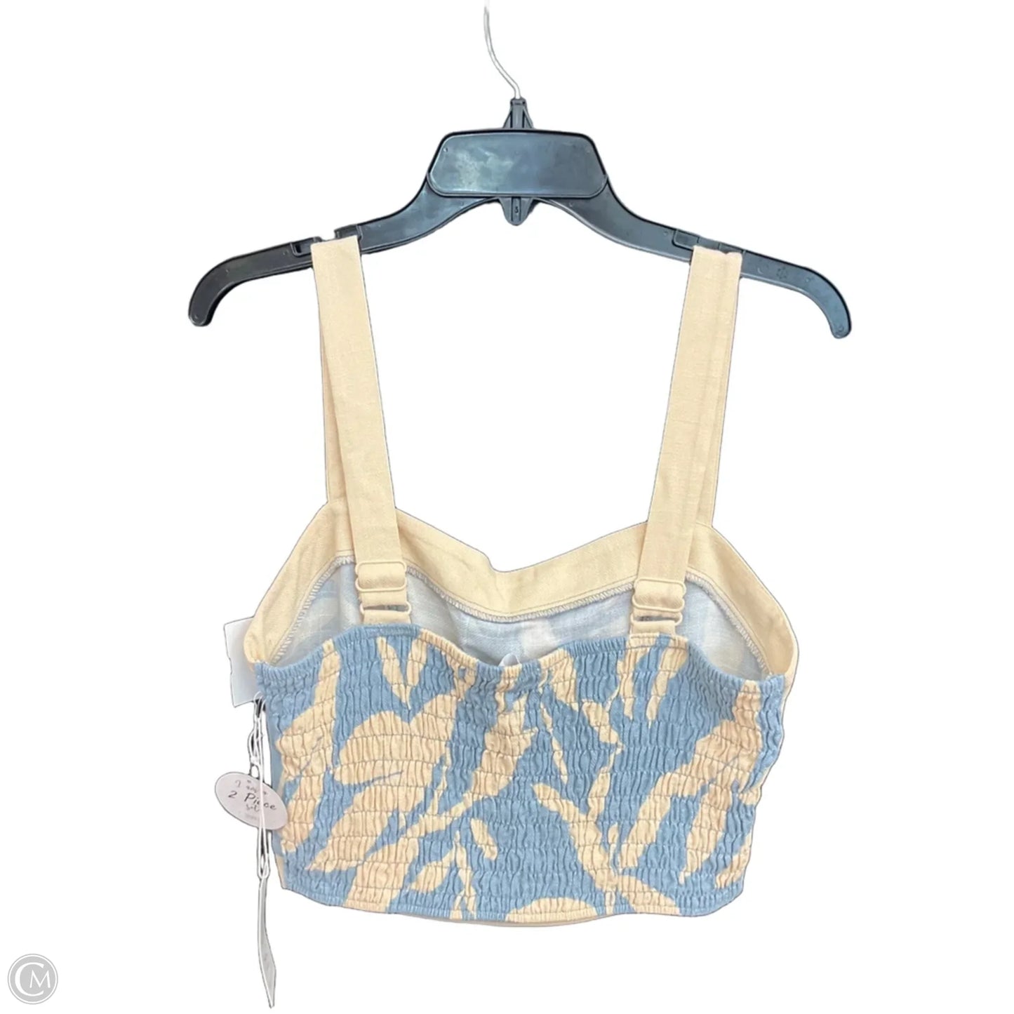 Pants Set 2pc By Sienna Sky In Cream Denim, Size: L