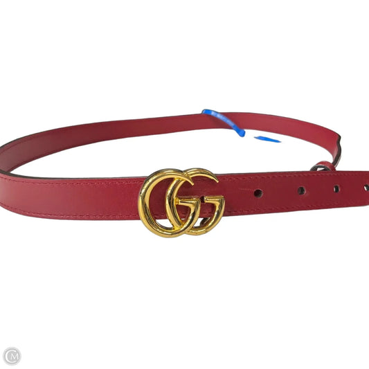 Belt Luxury Designer By Gucci, Size: