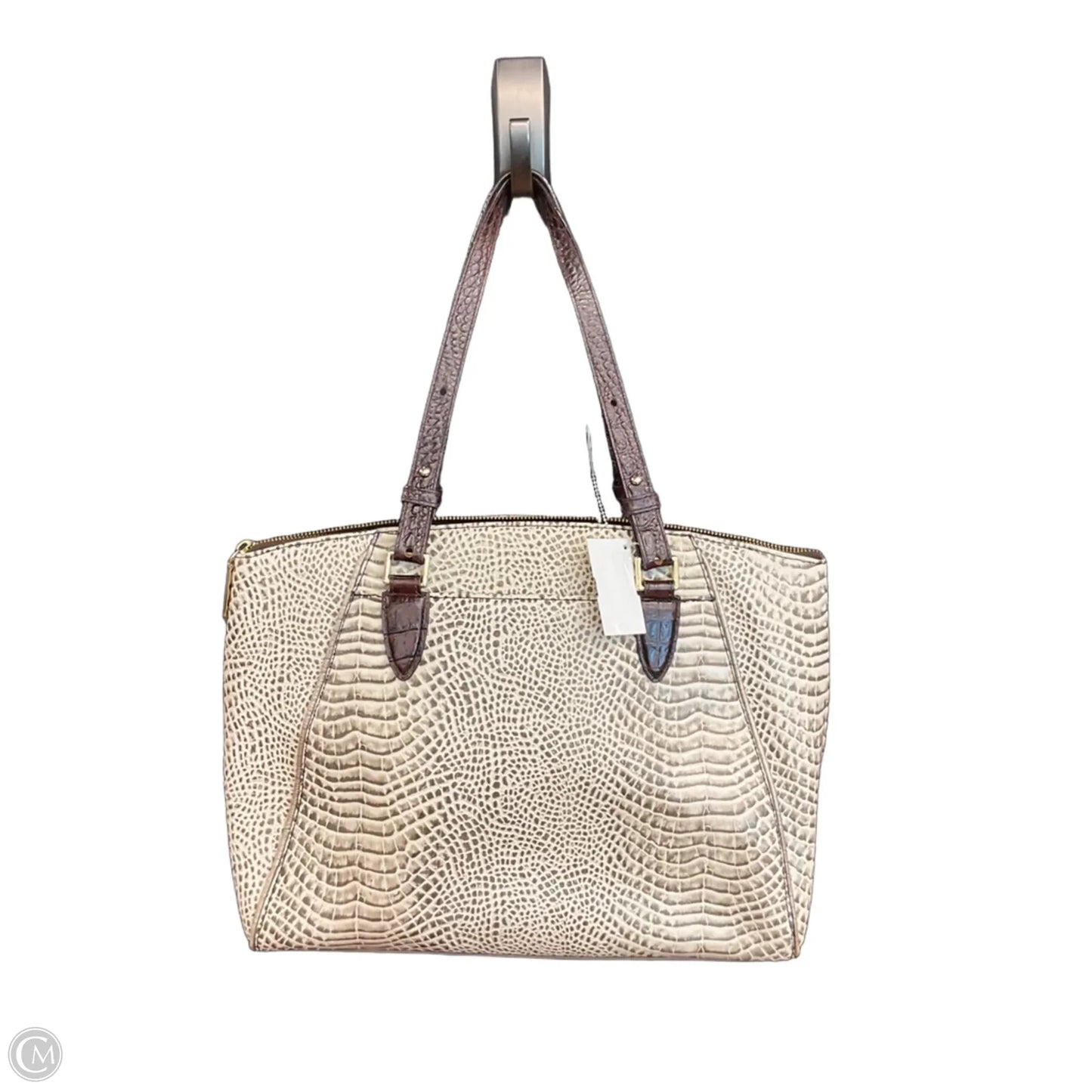 Handbag Designer By Brahmin, Size: Large