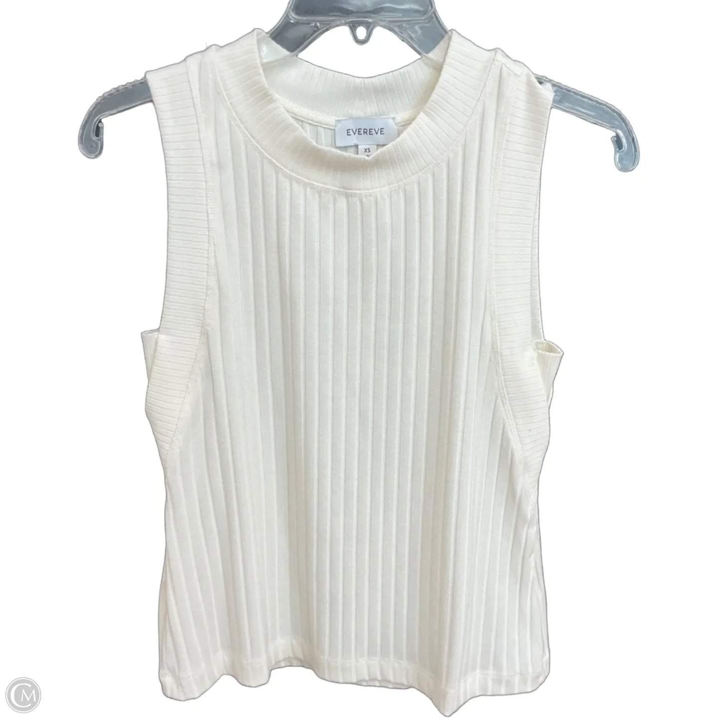Top Sleeveless By Evereve In Cream, Size: Xs