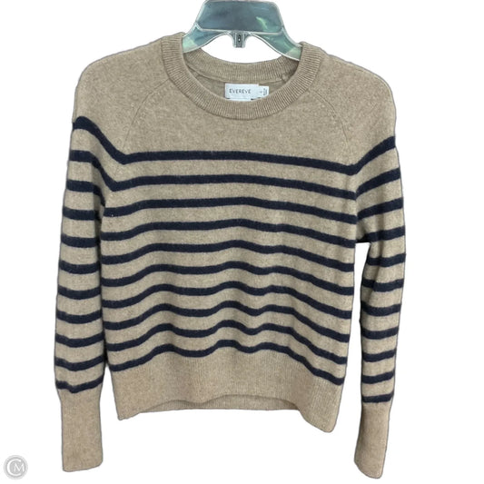 Sweater Cashmere By Evereve In Tan Denim, Size: S