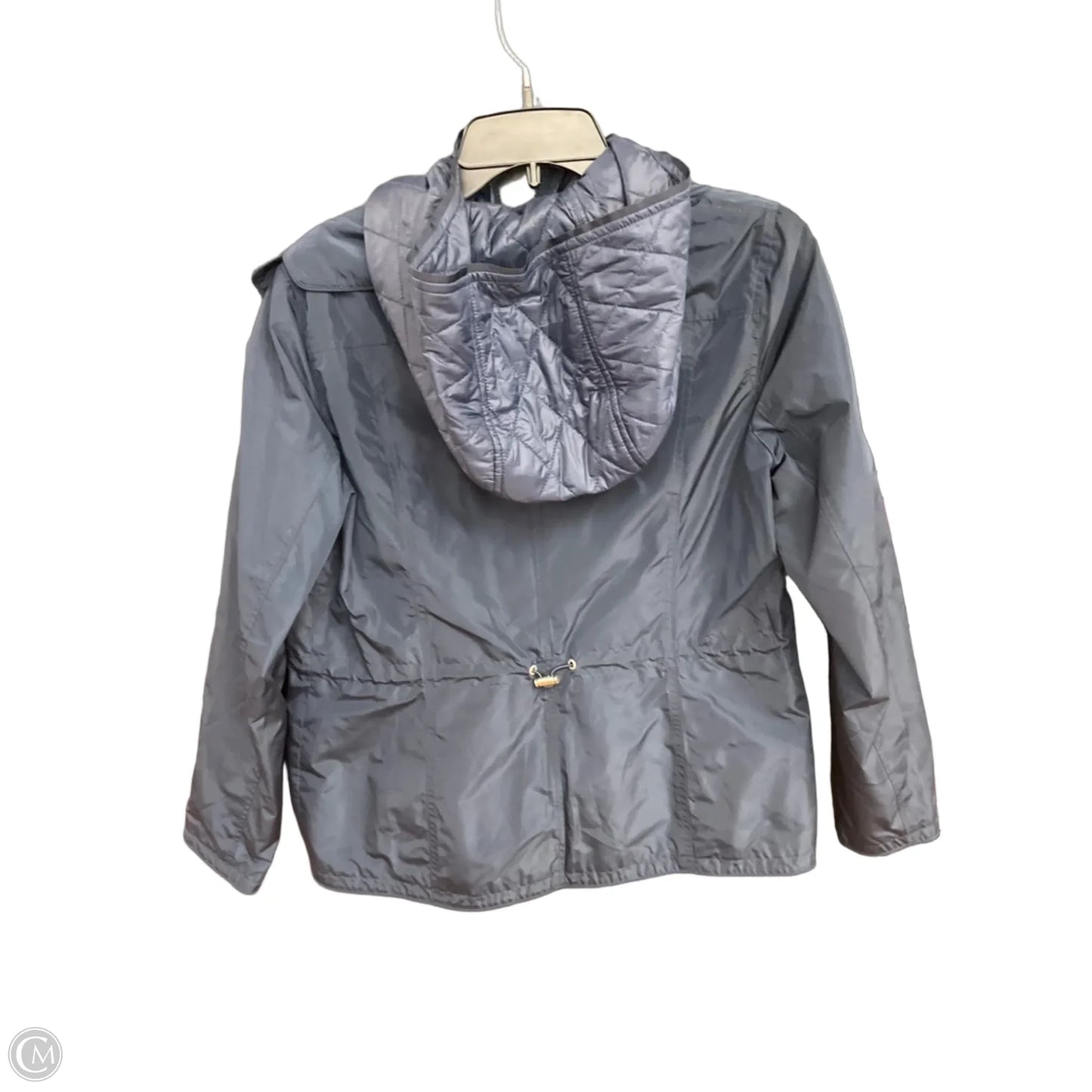 Jacket Windbreaker By Lands End In Navy, Size: Sp