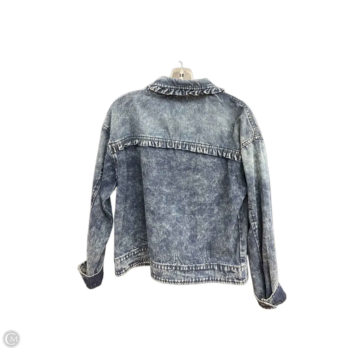 Jacket Denim By Cmc In Blue Denim, Size: M