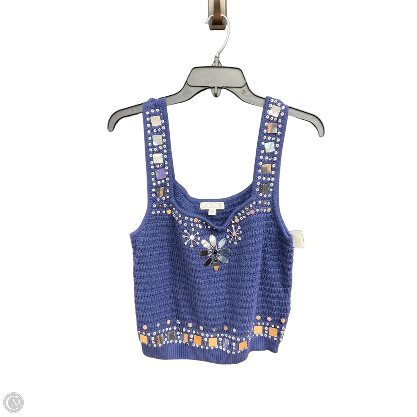 Vest Sweater By J. Crew In Navy, Size: L