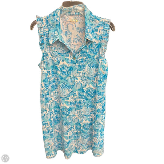 Dress Designer By Lilly Pulitzer In Blue, Size: Xl