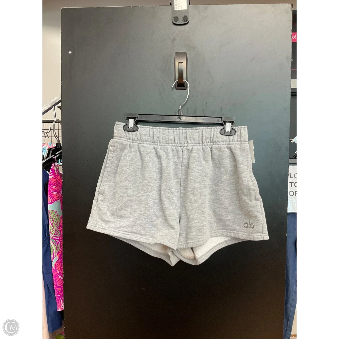 Athletic Shorts By Alo In Grey, Size: S
