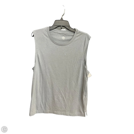 Athletic Tank Top By Alo In Grey, Size: M