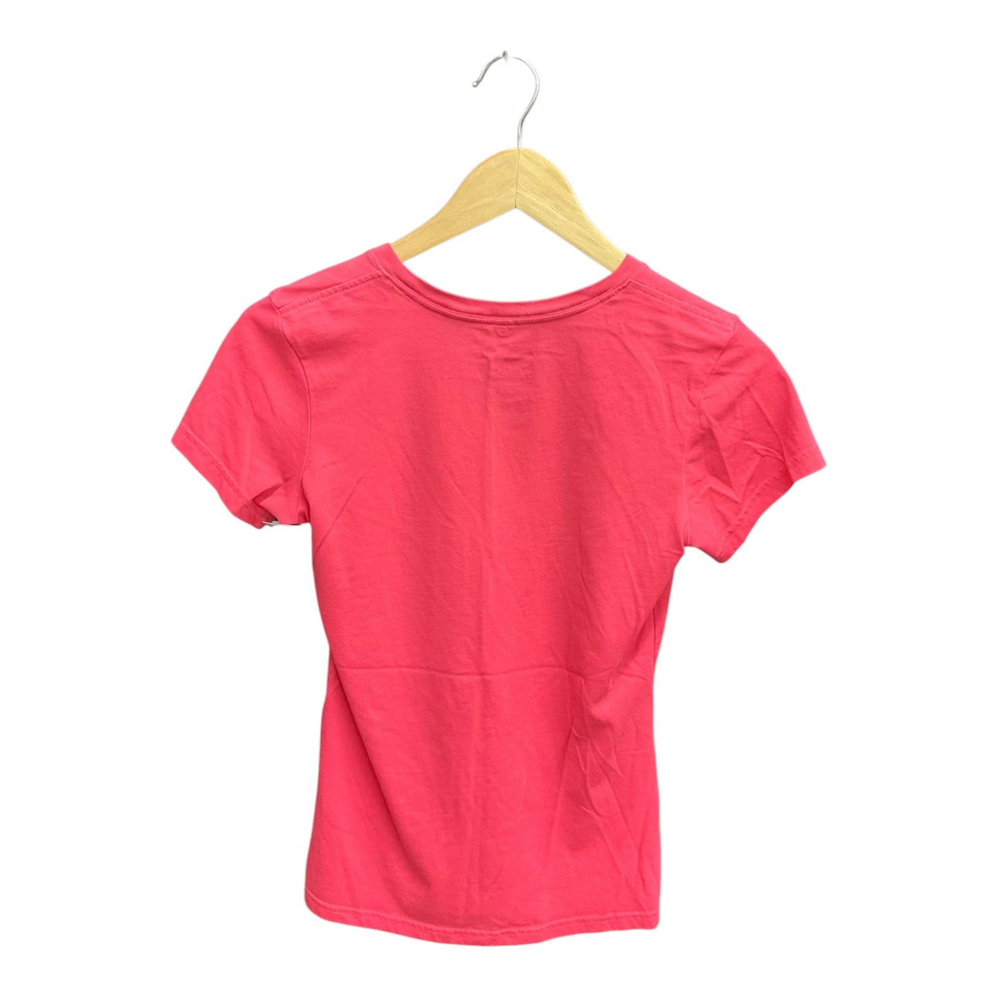 Athletic Top Short Sleeve By Nike Apparel In Pink, Size: M