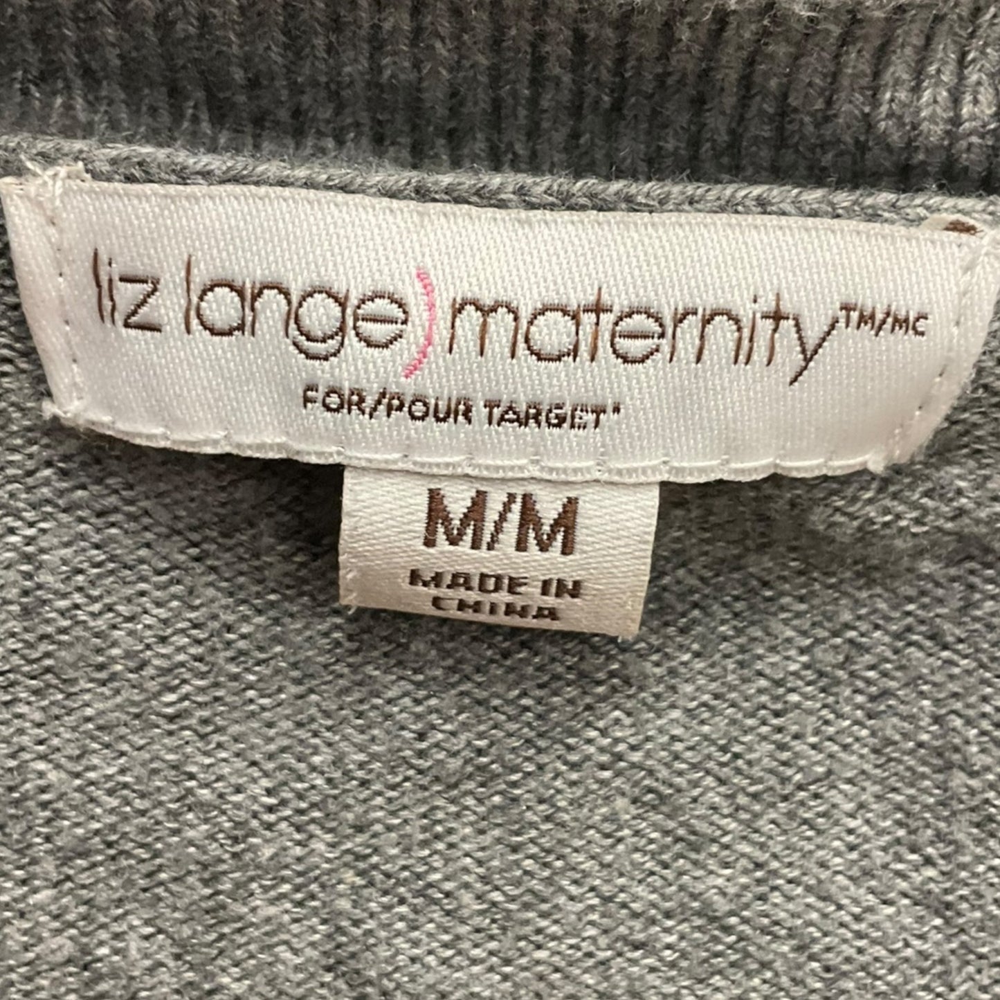 Mat Sweater Cardigan By Liz Lange Maternity, Size: M
