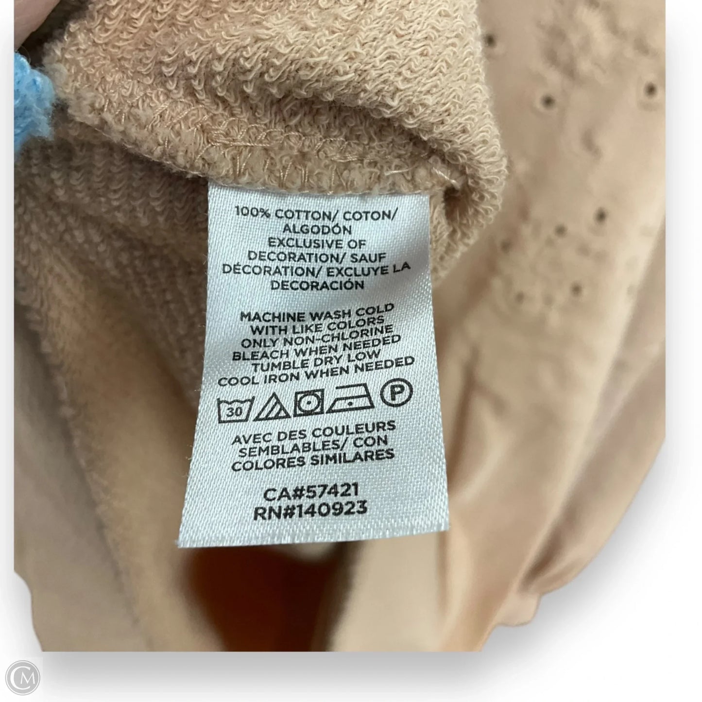 Top Long Sleeve By Loft In Beige, Size: M